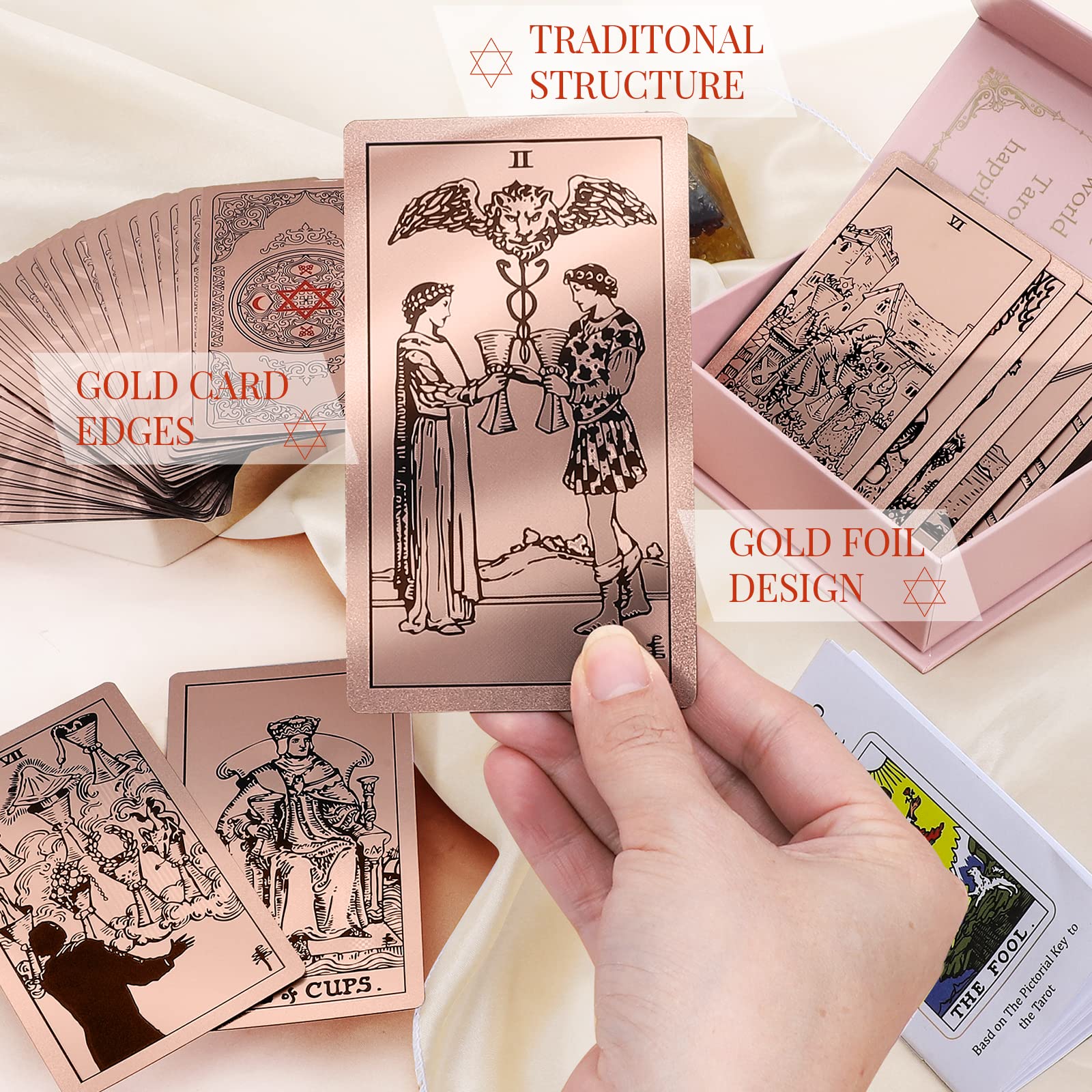 lrjrizzo waterproof tarot collection box with magnetic closure and protection