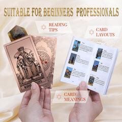 lrjrizzo waterproof tarot deck 78 cards standard size for familiar layouts