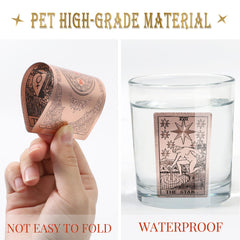 lrjrizzo waterproof tarot guide book color pages for beginners learning