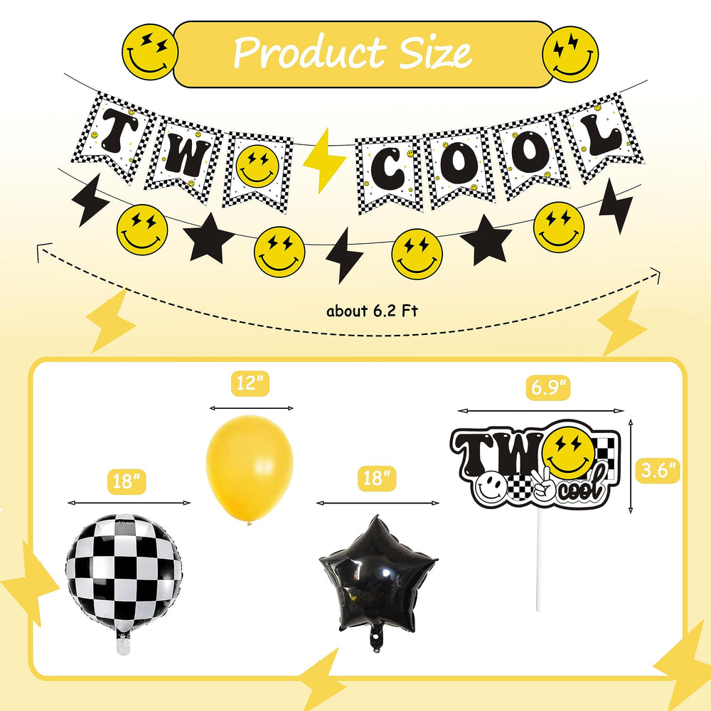 Lsaepon black and yellow star balloons for bold milestone styling.