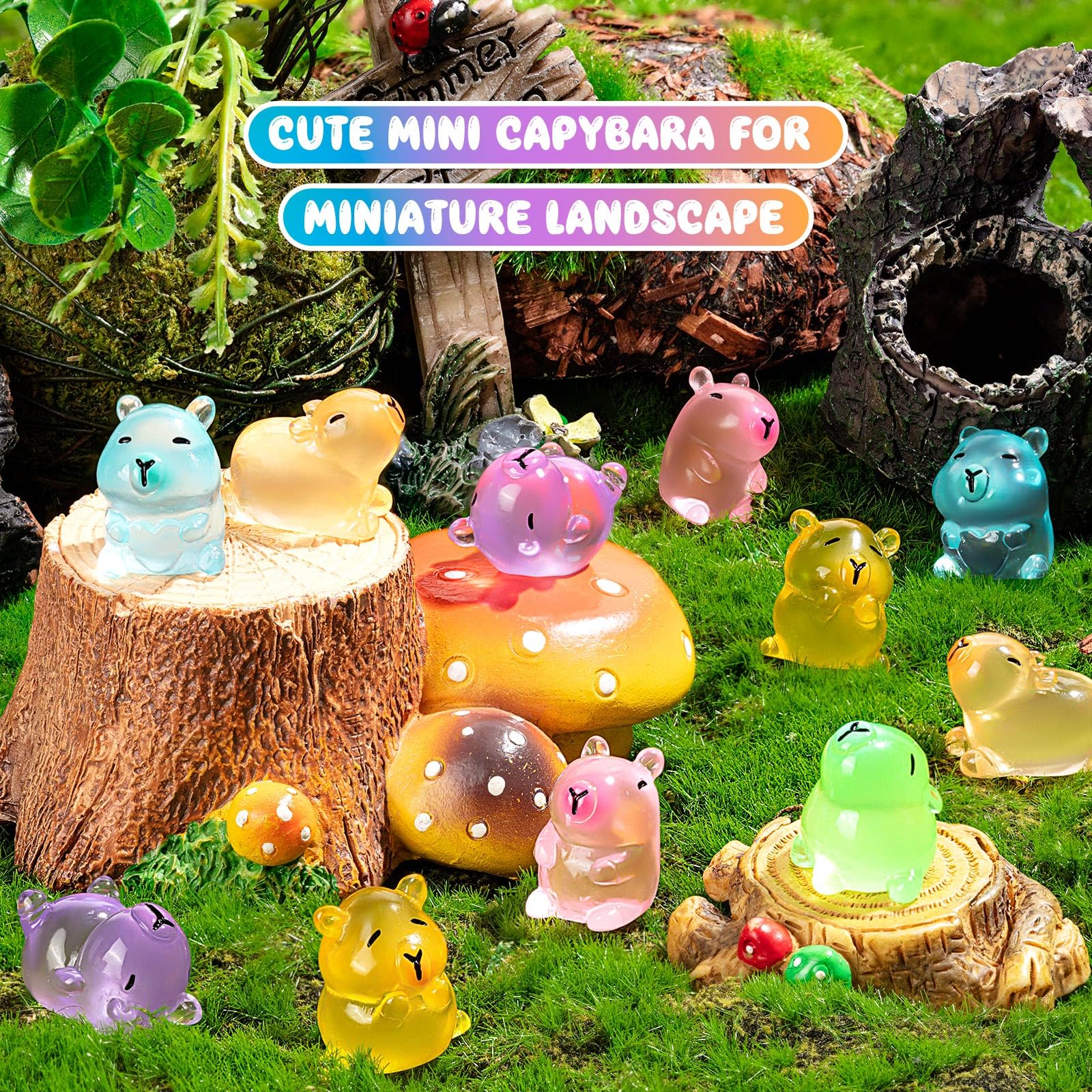 LSGYPAQ diy capybara miniatures for fairy gardens