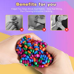 Lshfjnd Sensory Fidget Toy desk-accessory improves focus during work or study sessions.