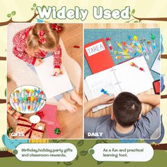 Lshfwn mini multicolor pen four-color ink for quick color coding.