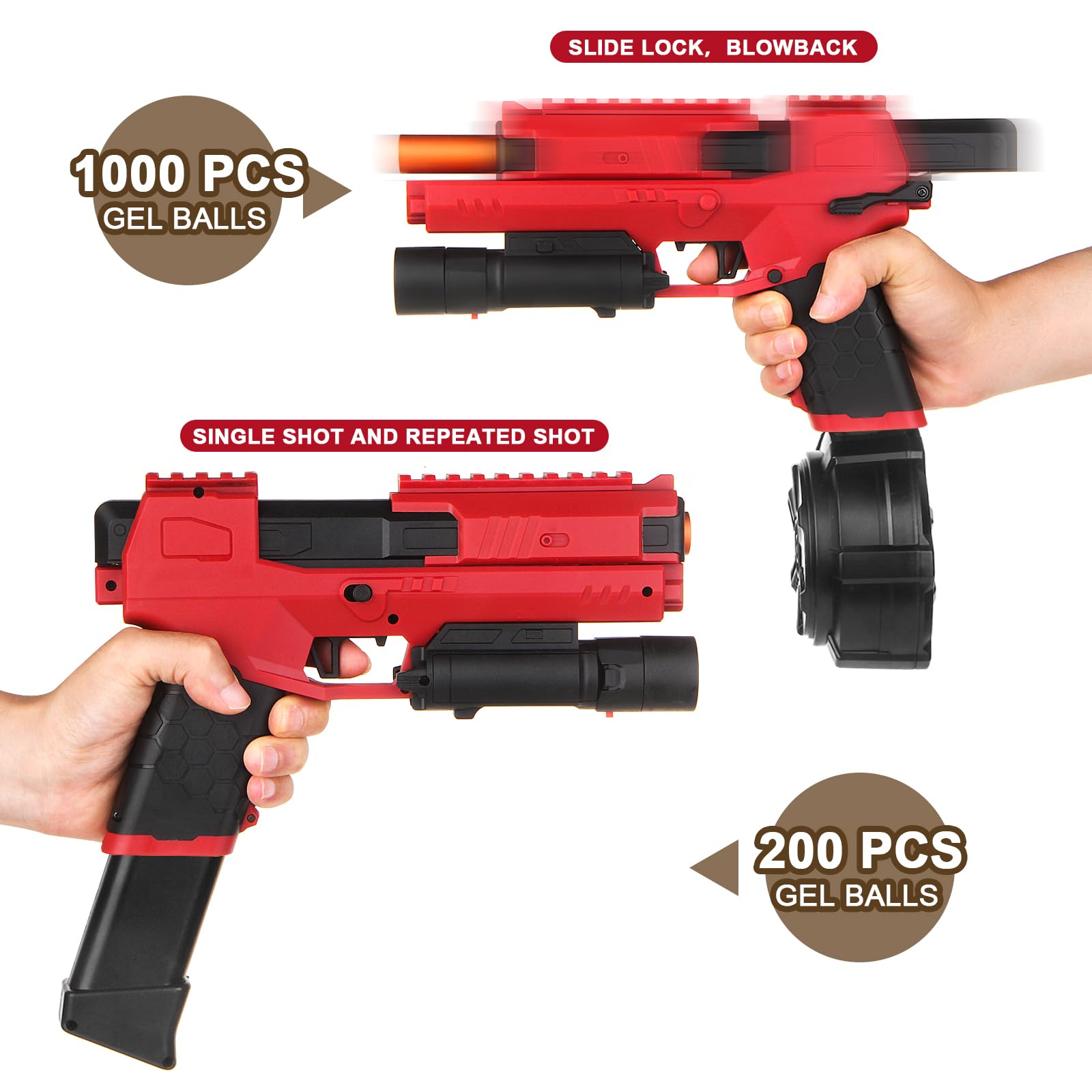 LSuBhef Gel Blaster X6 goggles provide eye protection during battles