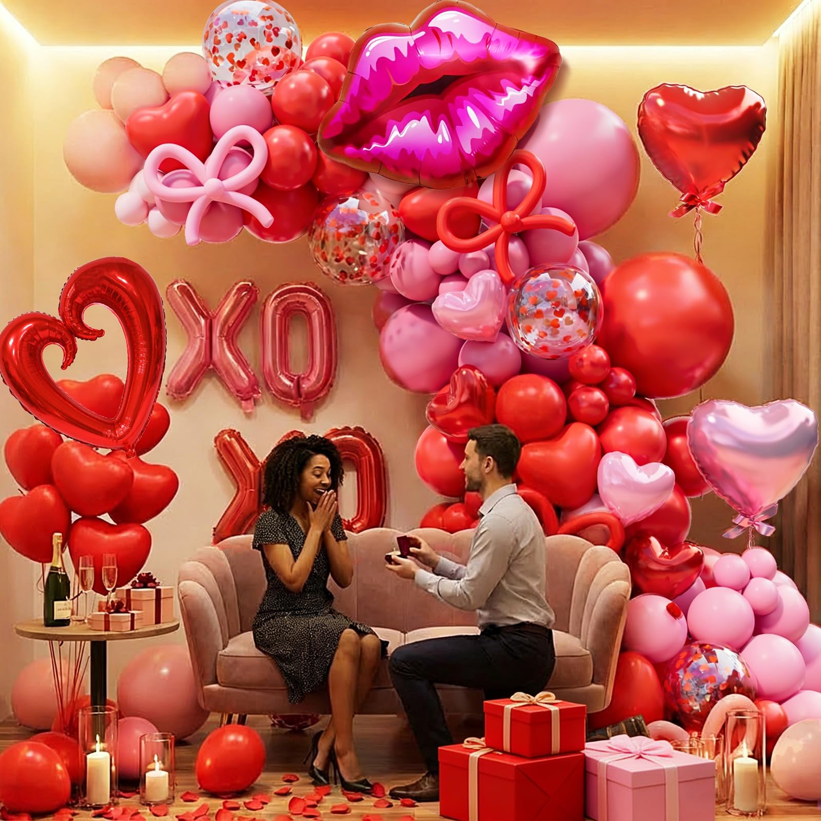 LSYBBDECOO 18-inch balloons offer bold color variety for fuller arches.