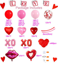 LSYBBDECOO XOXO foil balloons provide chic decorative accents.