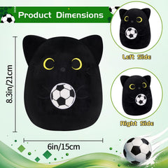 LSYDCARM plush features embroidered soccer ball details for a sporty look