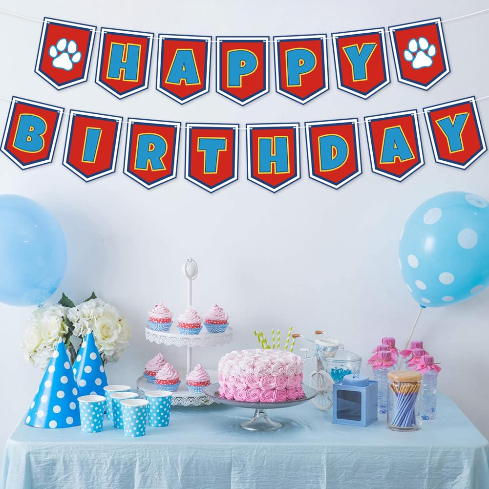 Lsydzh cartoon dog paw banner on a desk creates cute backdrops
