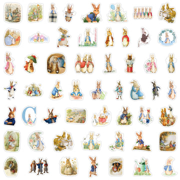 LTZSTONE Peter Rabbit stickers for car bumpers protect surfaces with UV-resistant ink.