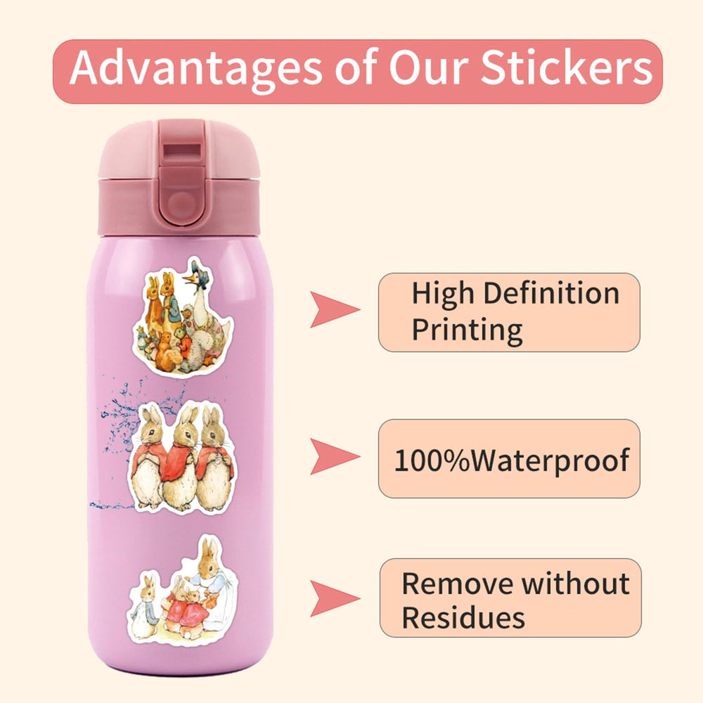 LTZSTONE Peter Rabbit stickers for game consoles create playful customization.