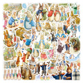LTZSTONE Peter Rabbit stickers decorate a laptop with waterproof, long-lasting color.