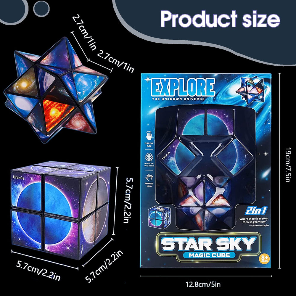 Luaxkpi colorful puzzle cubes for focus and creativity