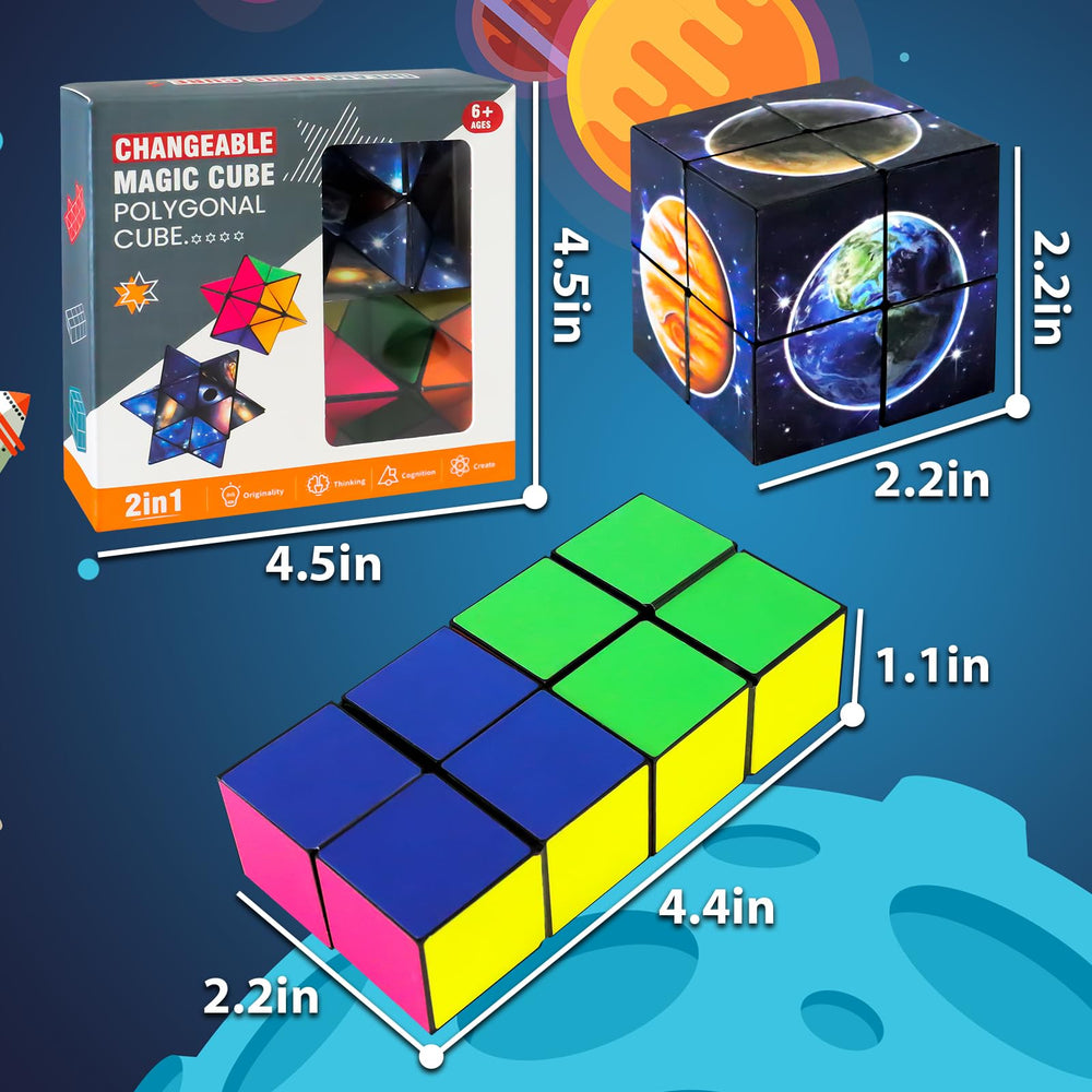Luaxkpi Gift-ready Star Magic Cube in a sturdy box.