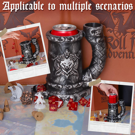 Luazuri seven-piece D20 dice set included for ready-to-play sessions.