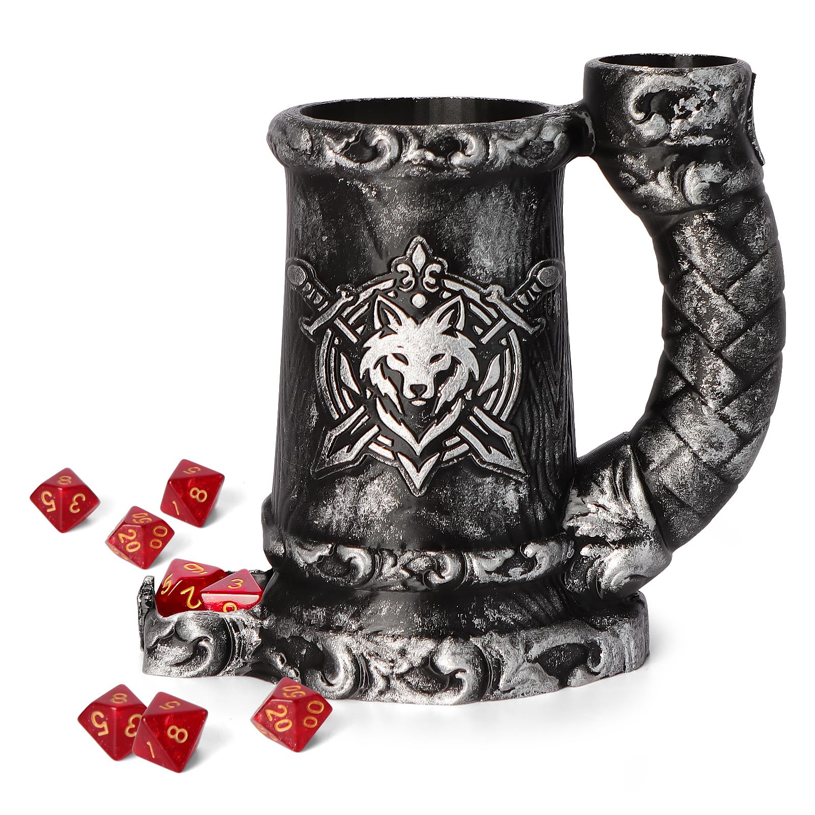 Luazuri mug dice tower design adds immersive tabletop fun.