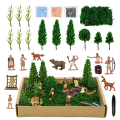 LuciPaw canoe figurines support imaginative history play.
