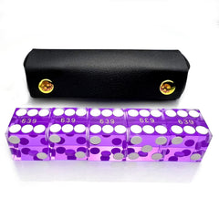 Luck Lab 19mm dice with glossy acrylic finish and high visibility pips.