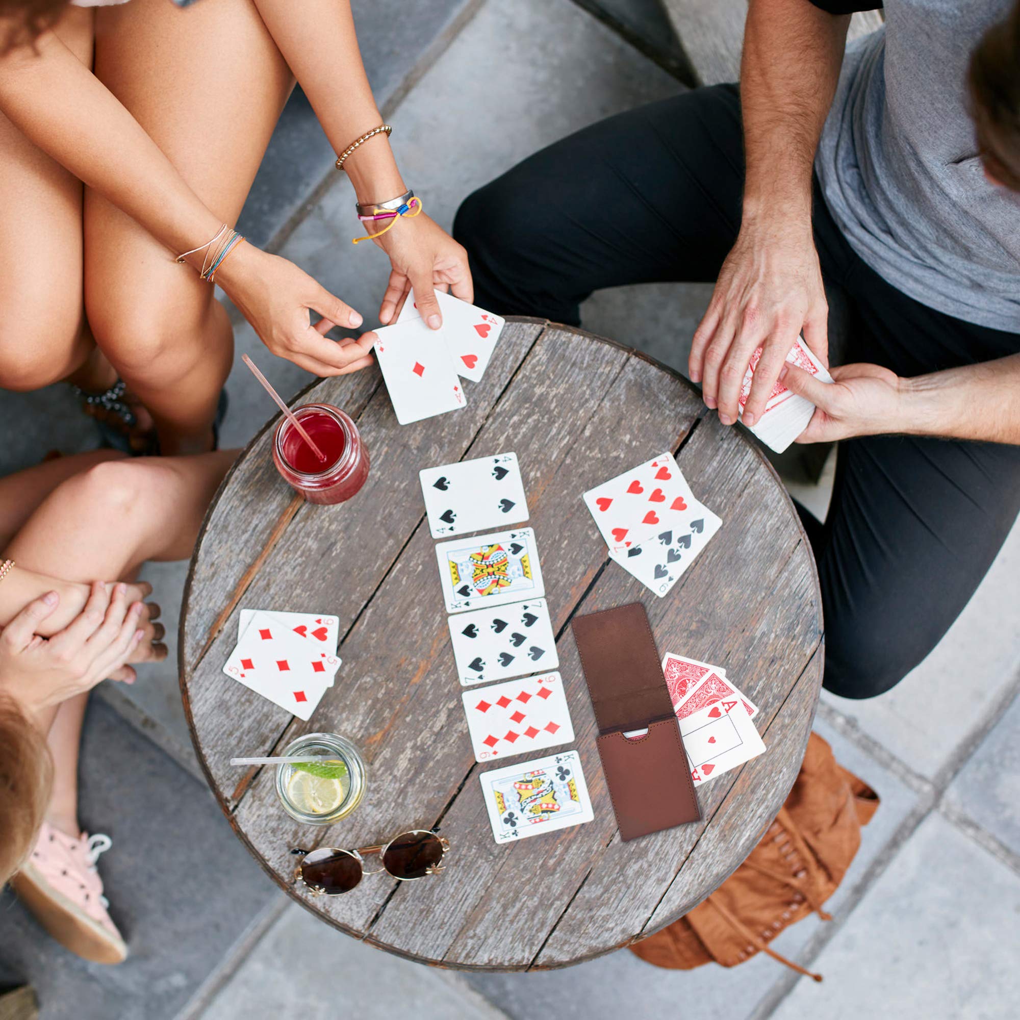 Luck Lab card case with travel protection keeps cards safe on the go.