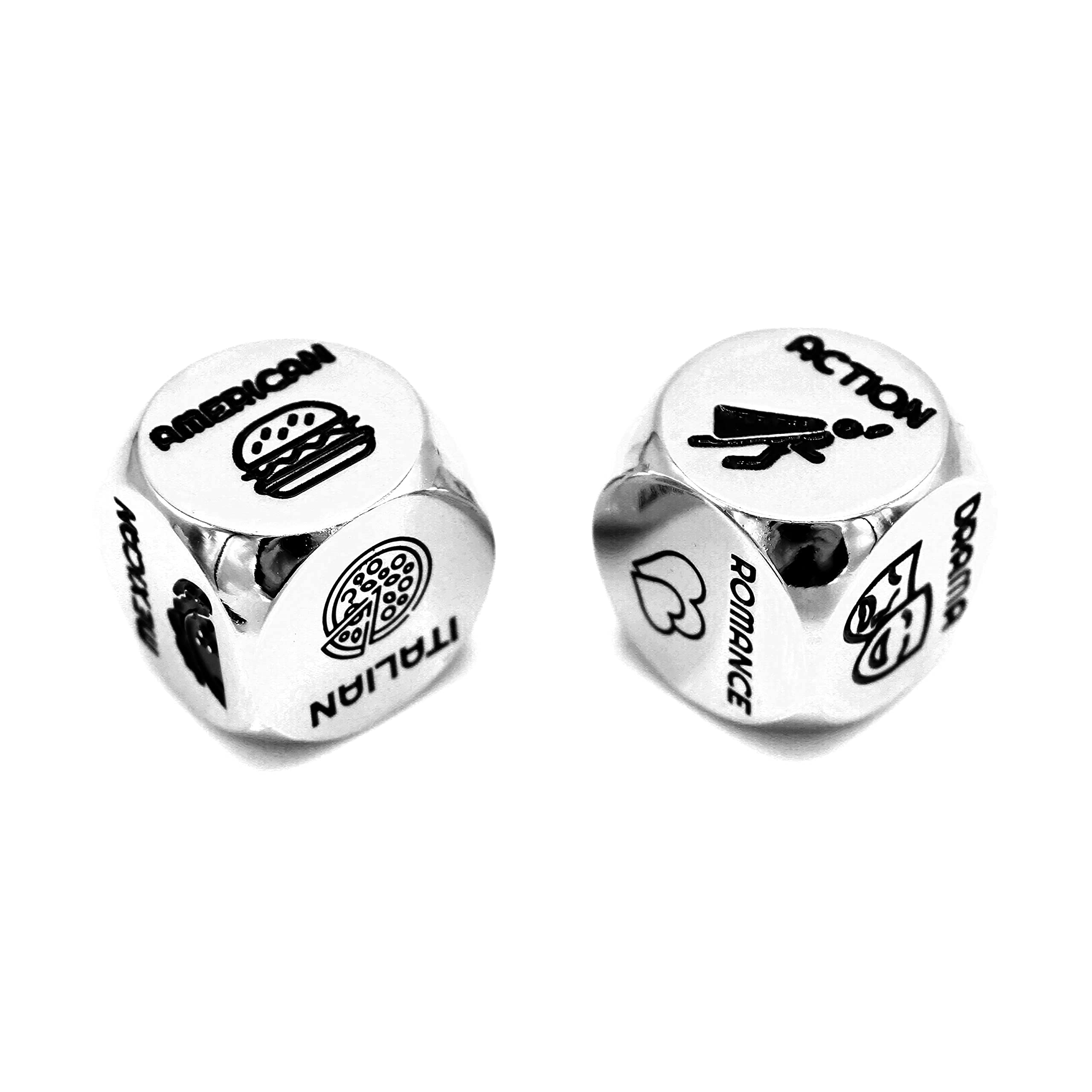 Luck Lab Date Decider Dice on a coffee table ready for date night