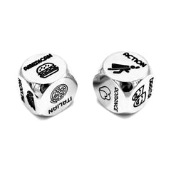 Luck Lab Date Decider Dice on a coffee table ready for date night