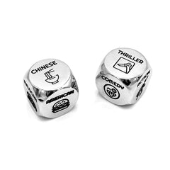 Luck Lab Date Decider Dice roll pair setup for a combined night idea