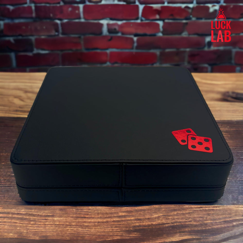 Luck Lab Farkle case with magnet enclosure secure during transport