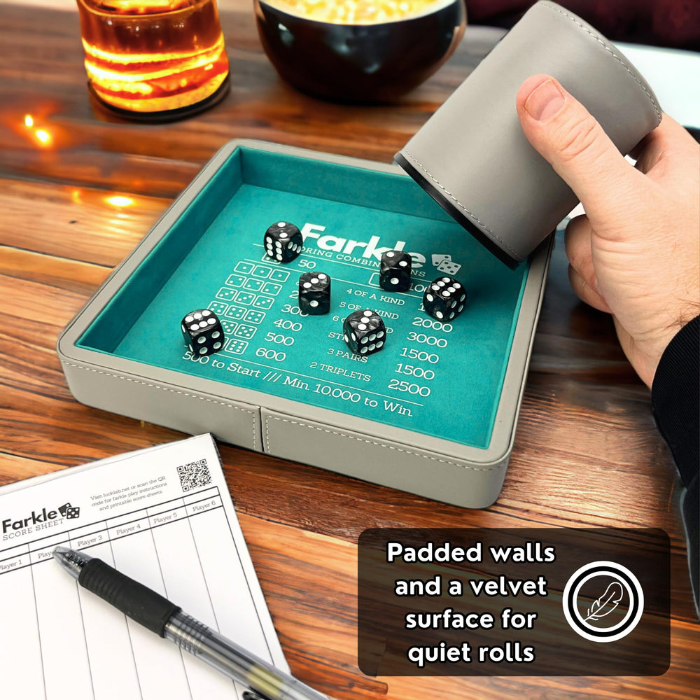 Luck Lab Farkle dice storage rows organize components neatly.