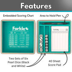 Luck Lab Farkle pen holder keeps writing tools organized.