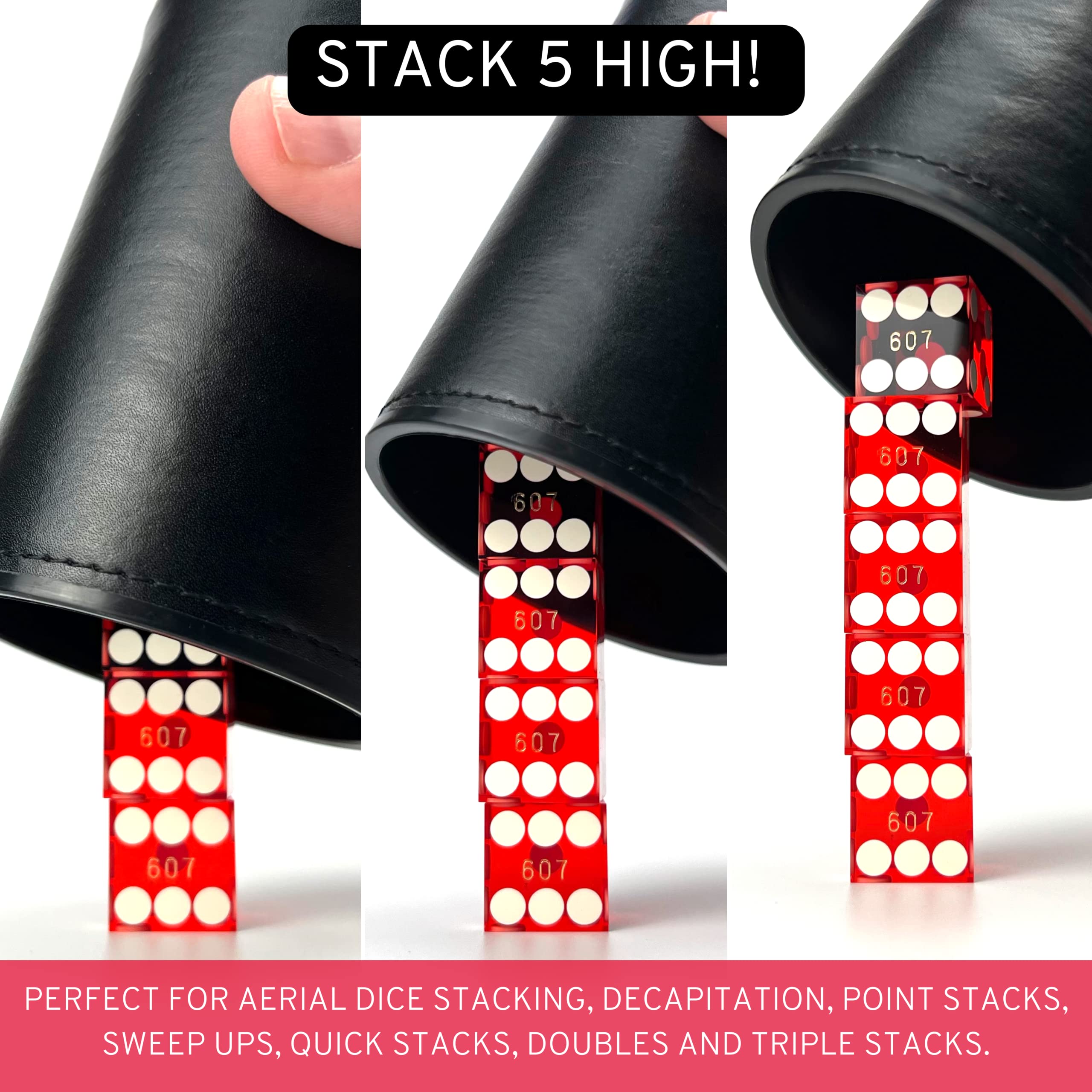 Luck Lab gold foil dice wrap adds a premium stage look.