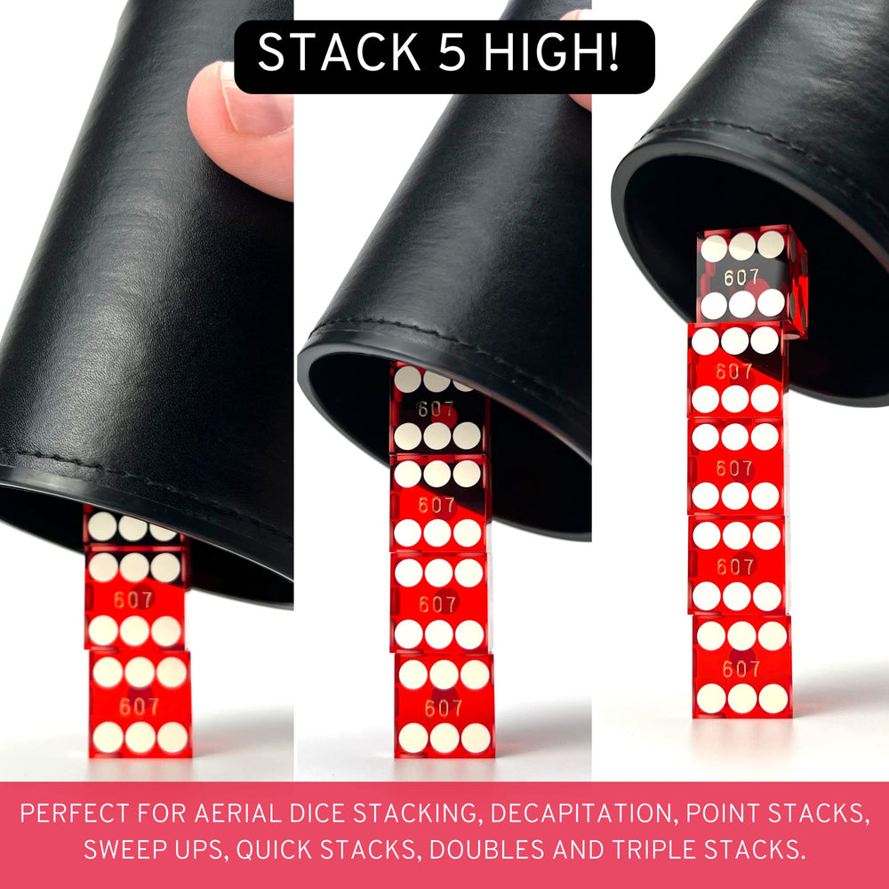 Luck Lab gold foil dice wrap adds a premium stage look.