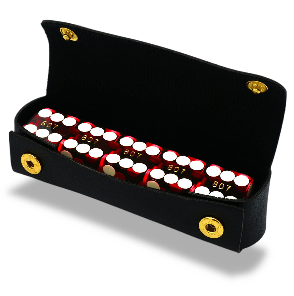 Luck Lab Grade AAA 19mm dice with razor edges for precise casino-style rolls.