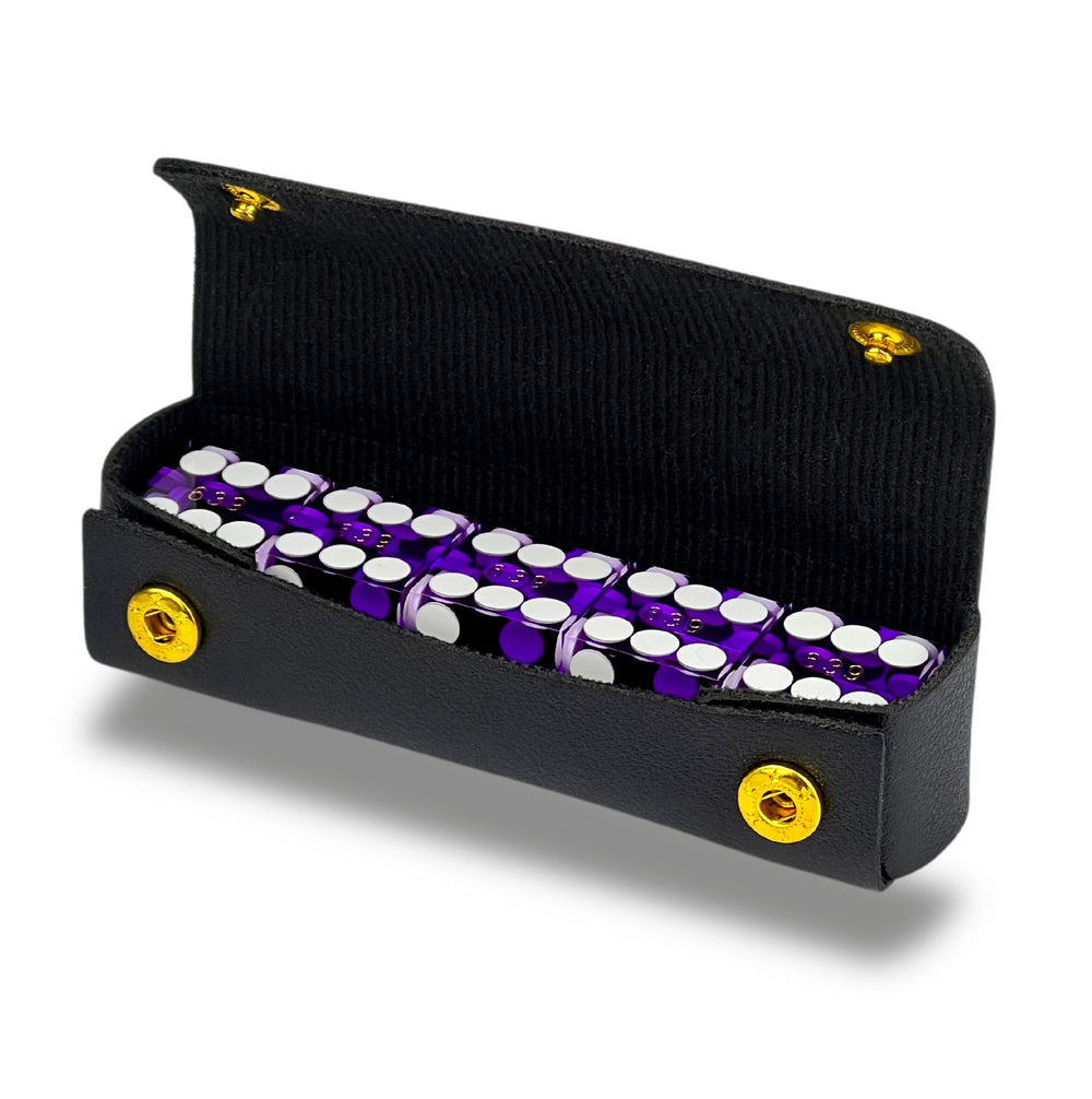 Luck Lab Grade AAA 19mm dice with razor edges for precise gameplay.