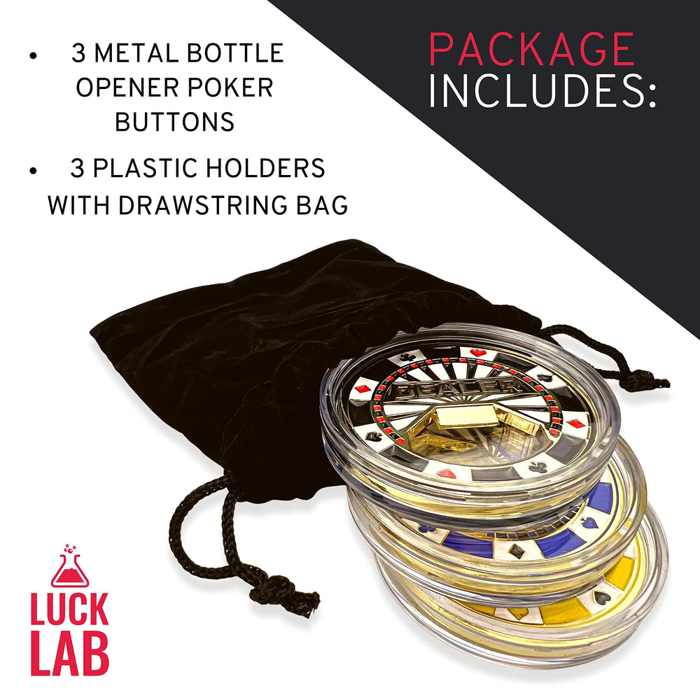 Luck Lab home game setup with premium 2inch poker markers.