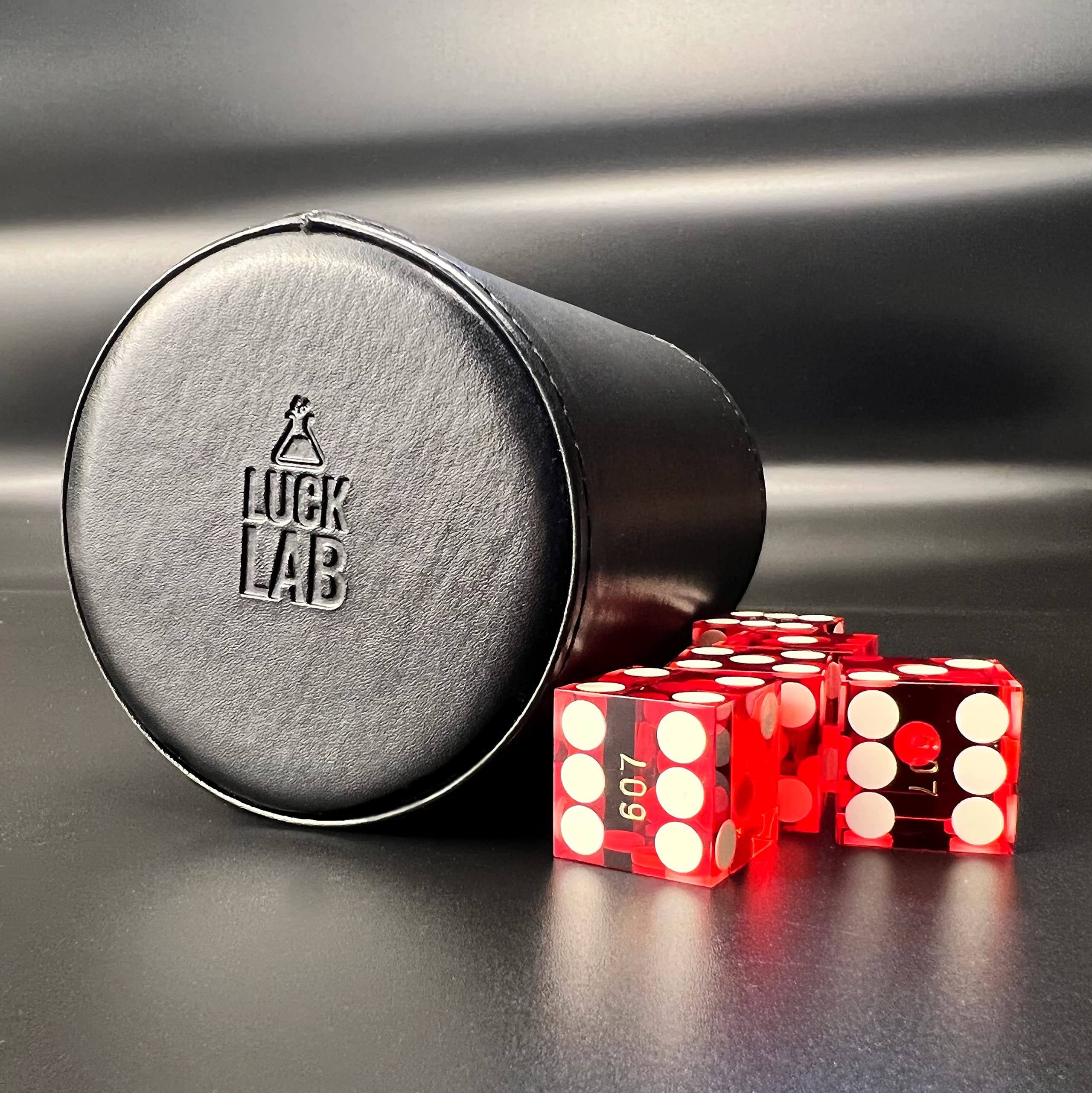 Luck Lab magic tricks dice cup for dramatic stacking and reveals.