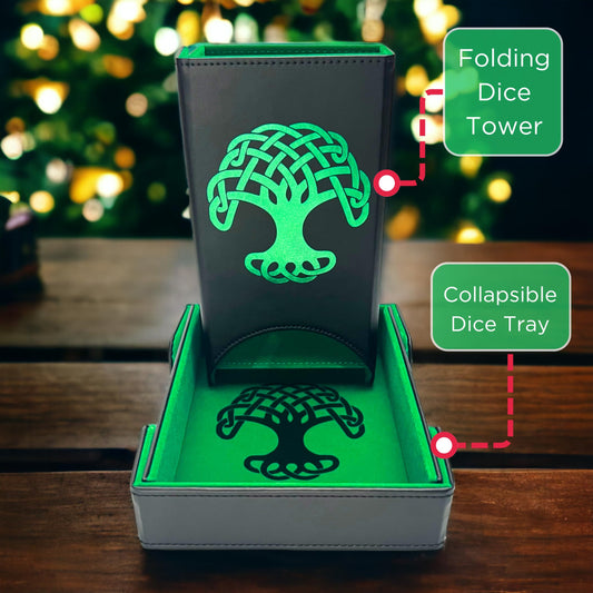 Luck Lab magnetic dice tray attachment for quick setup and stable rolls.