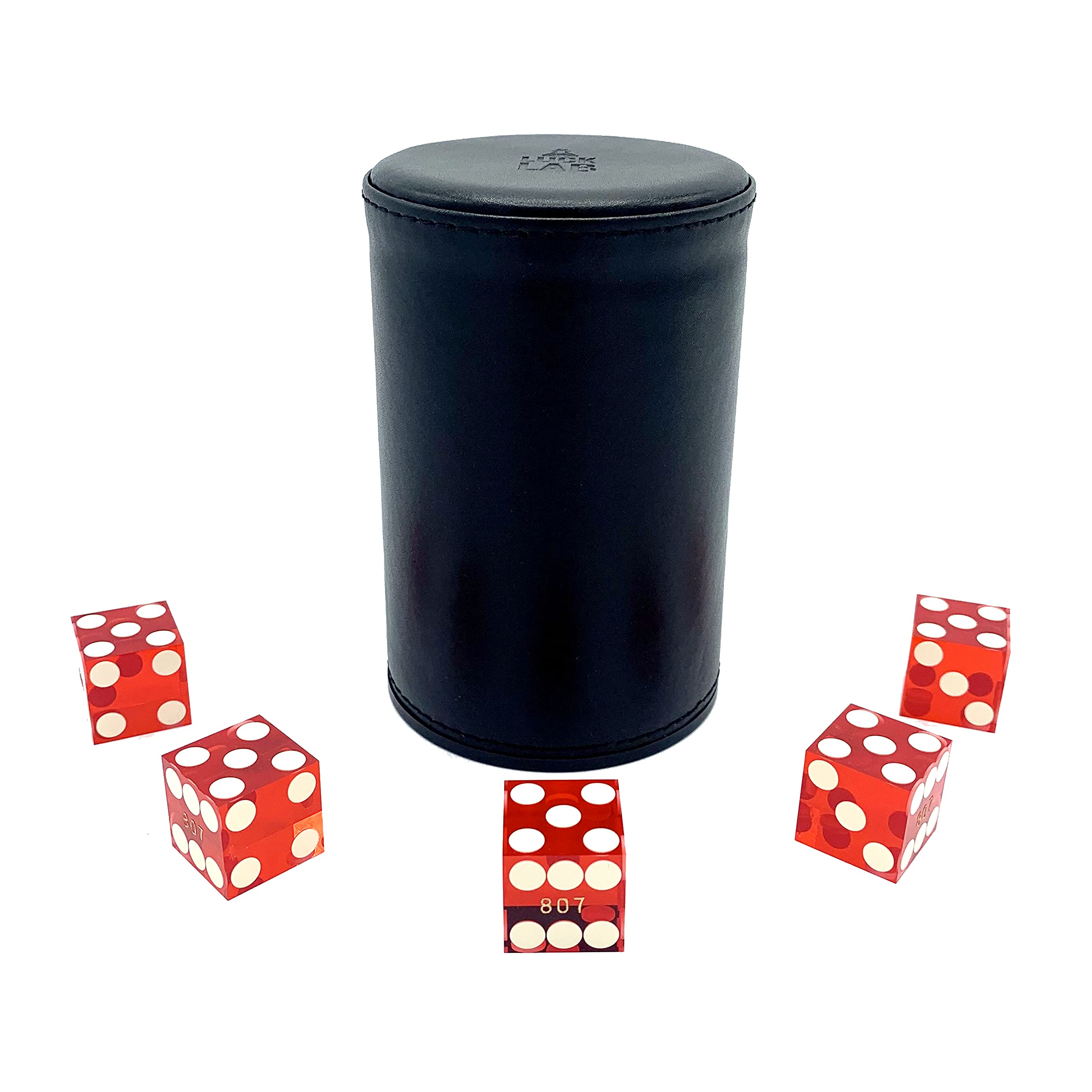 Luck Lab red dice variant adds bold visual flair on stage.
