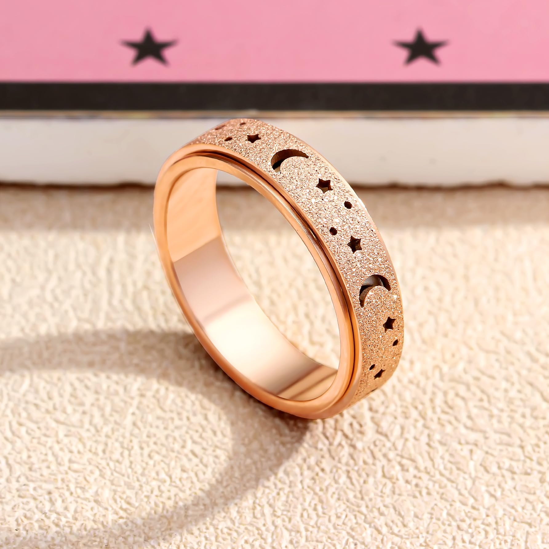 LuckyAmor ring includes velvet bag for gifting or safe storage