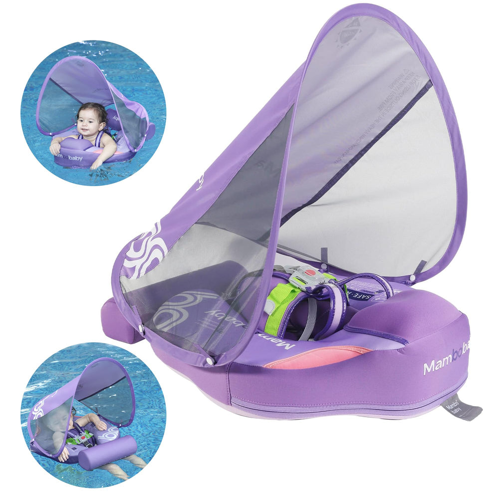 Luckclubtojoy Mambobaby Float provides 360° protection with head tilt.