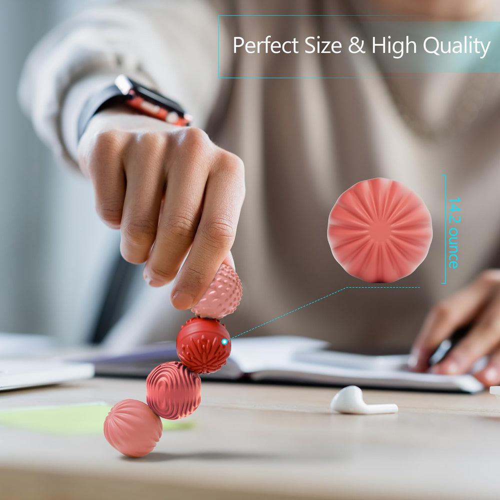 Luckdoor silicone magnetic ball stored in portable storage bag for travel.