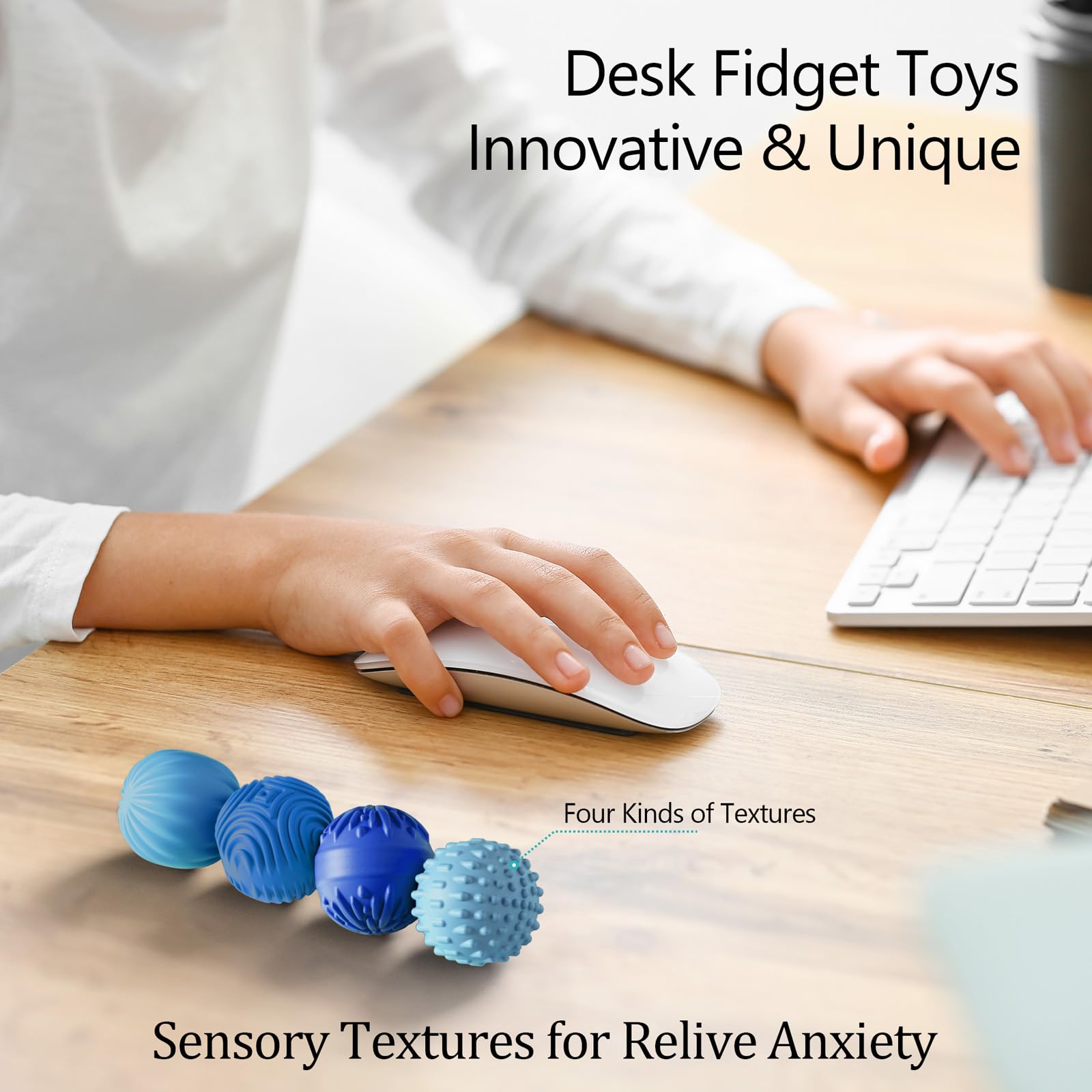 Luckdoor silicone magnetic balls show central magnet core during a smooth push and pull.