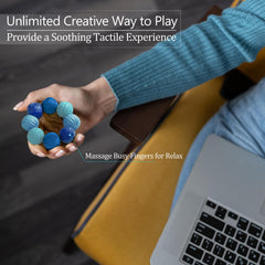 Luckdoor silicone magnetic balls colorful schemes aid visual focus