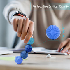 Luckdoor silicone magnetic balls packed in a storage bag for portable, on-the-go use.