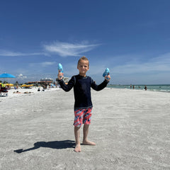 Luckfuture sand molds castle shapes for grand beach forts.