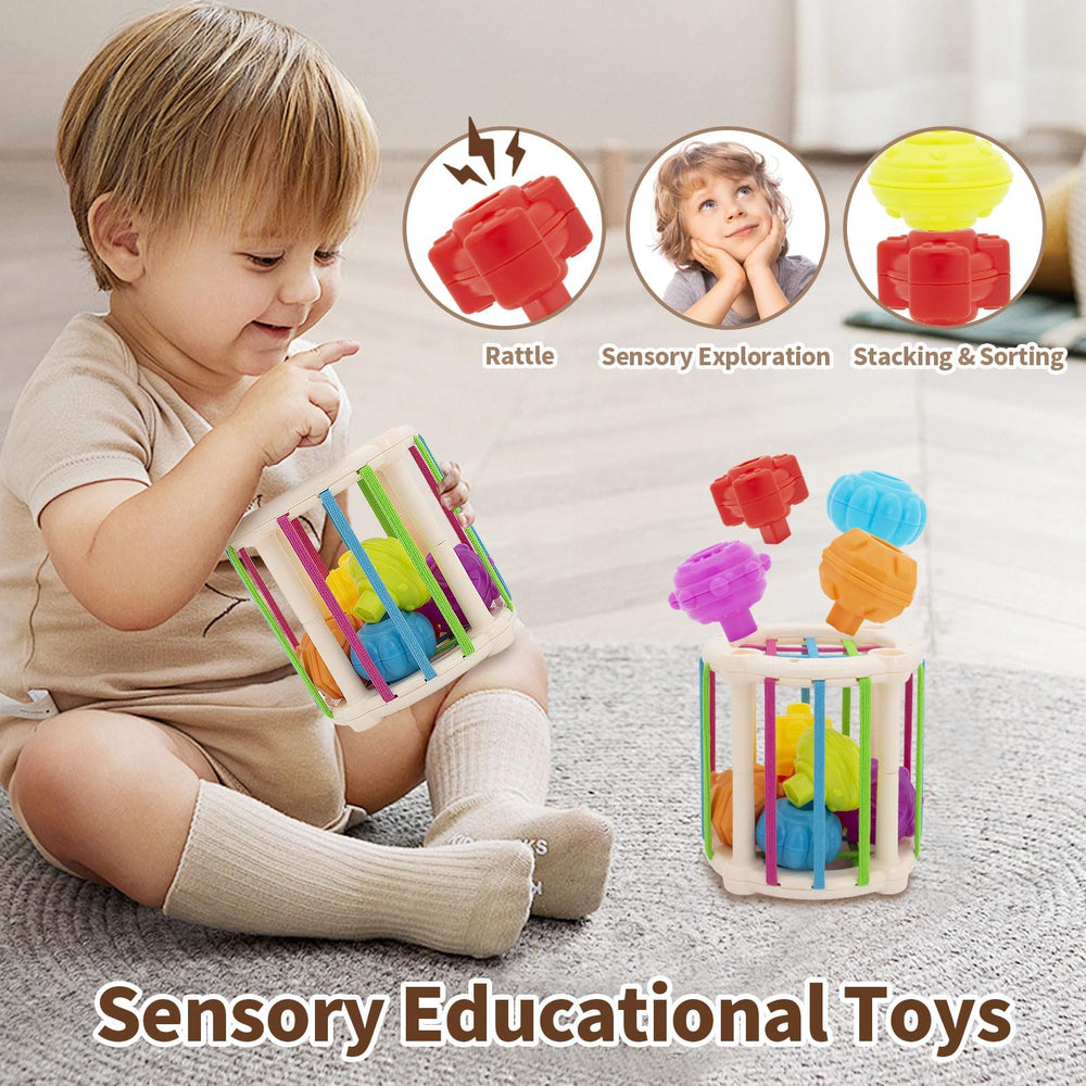 LUCKFUTURE multi-sensory exploration boxes engage sight, sound and touch.