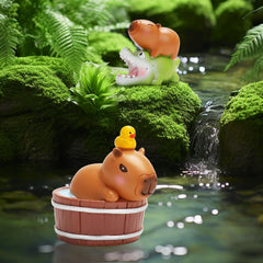 LUCKJOY Capybara figure made from non-toxic PVC for safe display