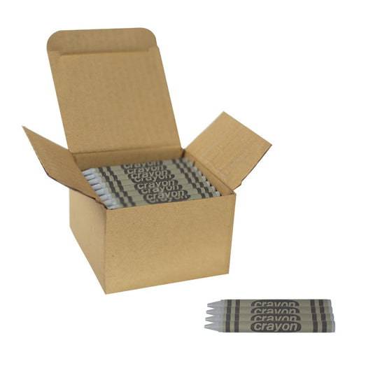 Lucky Art Crayonology grey 80-count front view for bold shading and project coverage