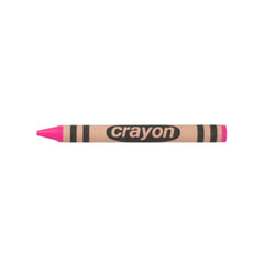 Lucky Art Crayonology pink crayon close-up highlights bright pigments for vivid artwork