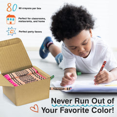 Lucky Art Crayonology pink crayon with sturdy wrap reduces breakage in group activities