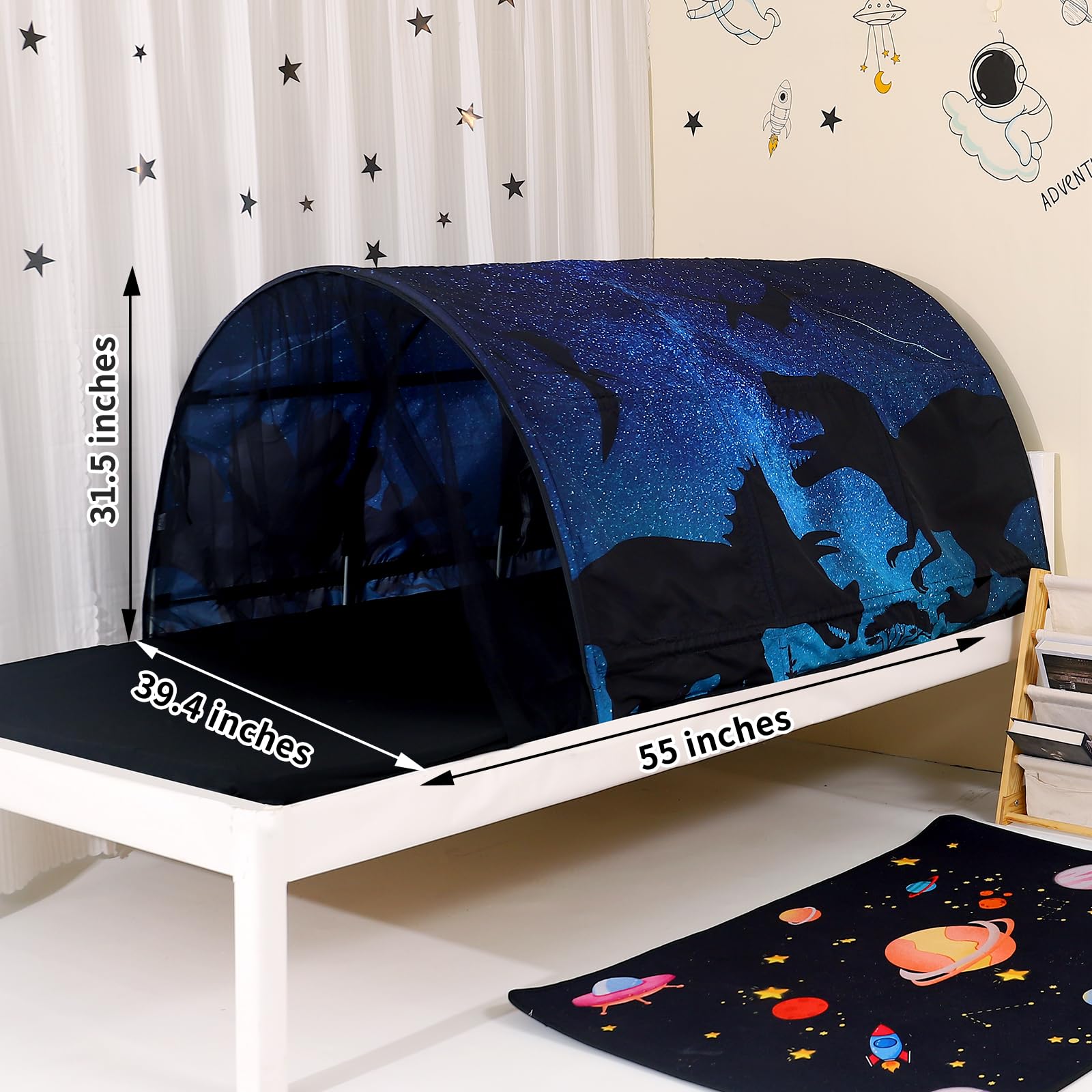 Lucky Castle fairy-tale design creates a magical reading corner