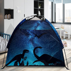 Lucky Castle Kids Play Tent breathable mesh panels promote airflow.